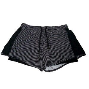 Tangerine Women's Shorts Black Striped Size‎ Large Inner Liner